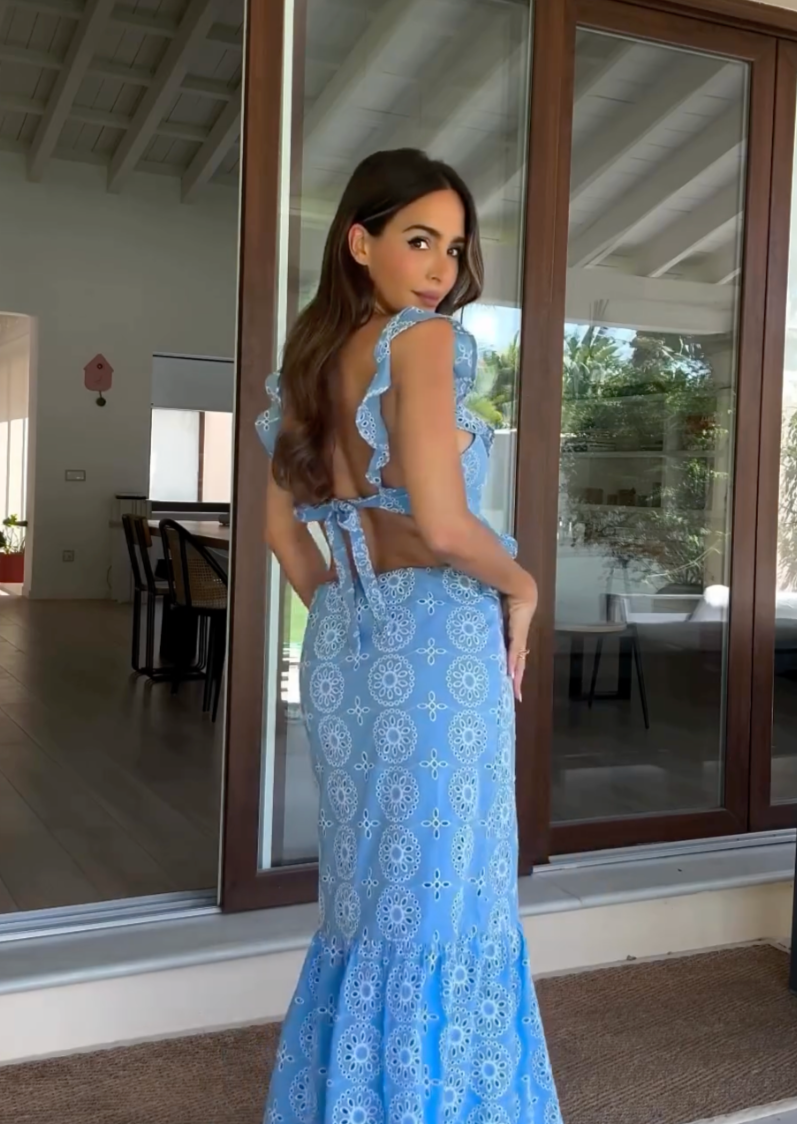 Camila - Ruffled Maxi Dress