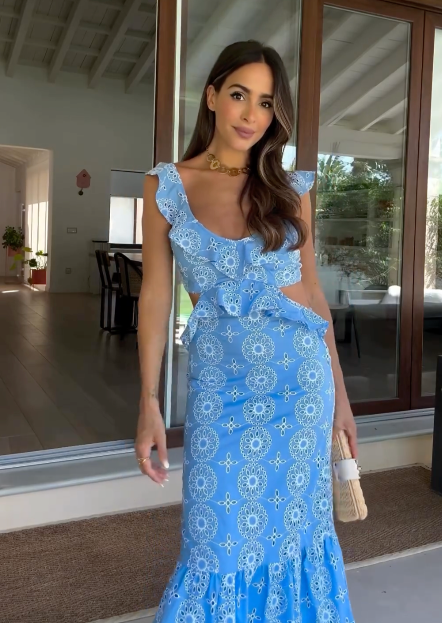 Camila - Ruffled Maxi Dress