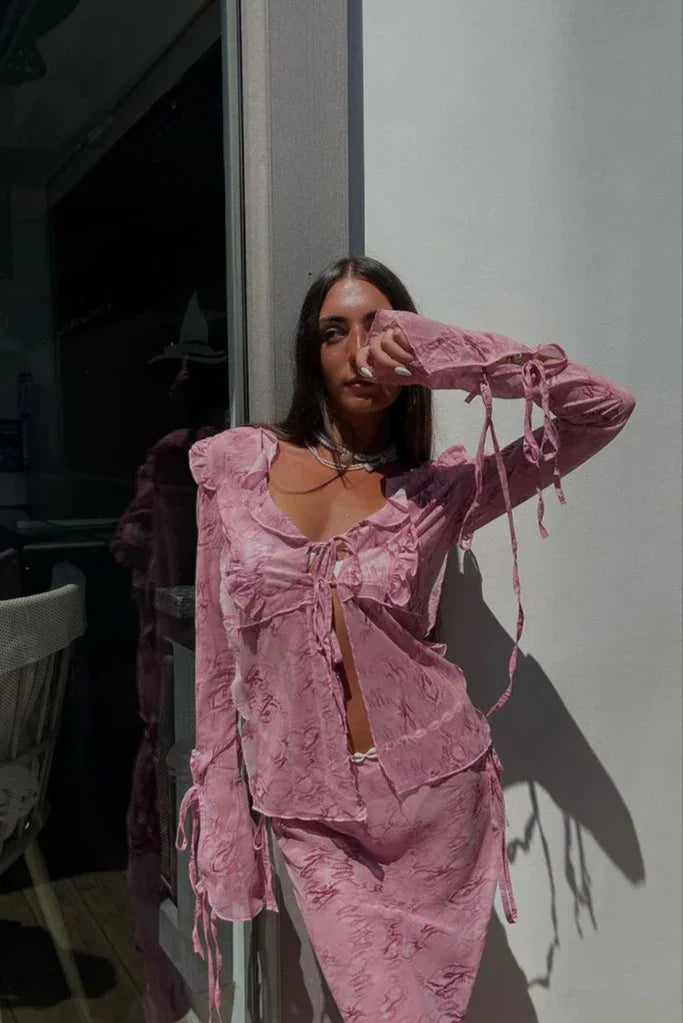 Briennaurae - Flowing Maxi Skirt Set