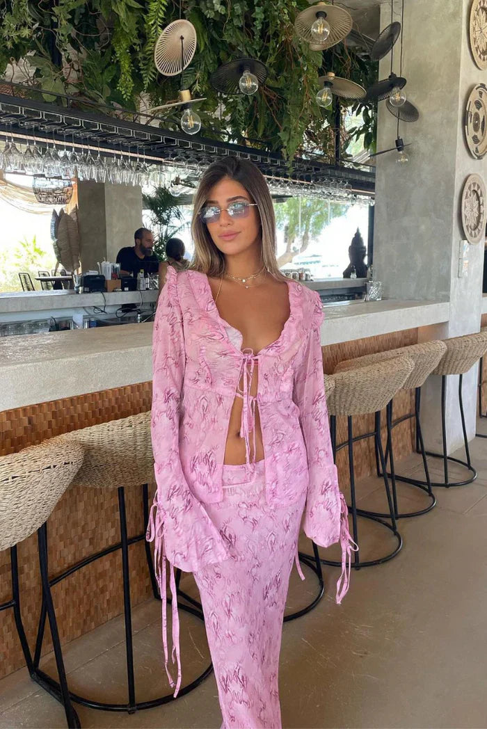 Briennaurae - Flowing Maxi Skirt Set