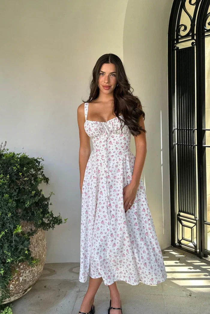 Meredith - Corset Midi Dress