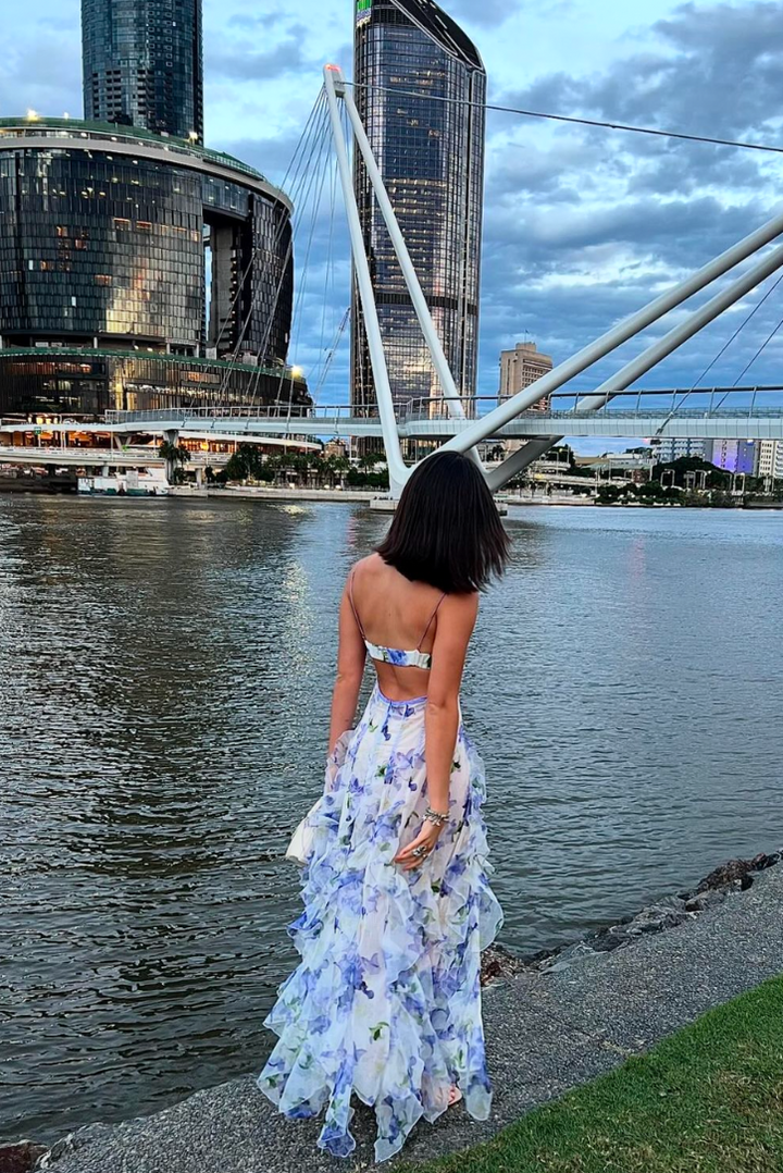 Ysoriahya - Floral maxi dress