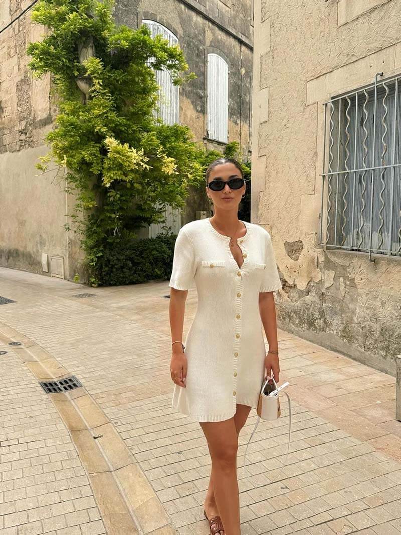 Holly - Knitted Mini Dress