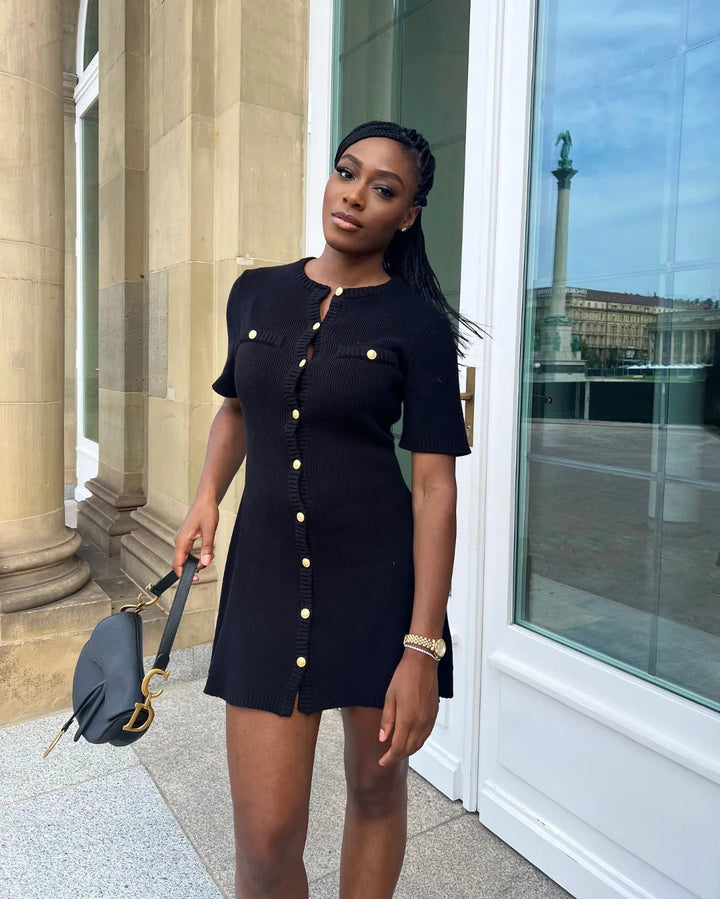 Holly - Knitted Mini Dress