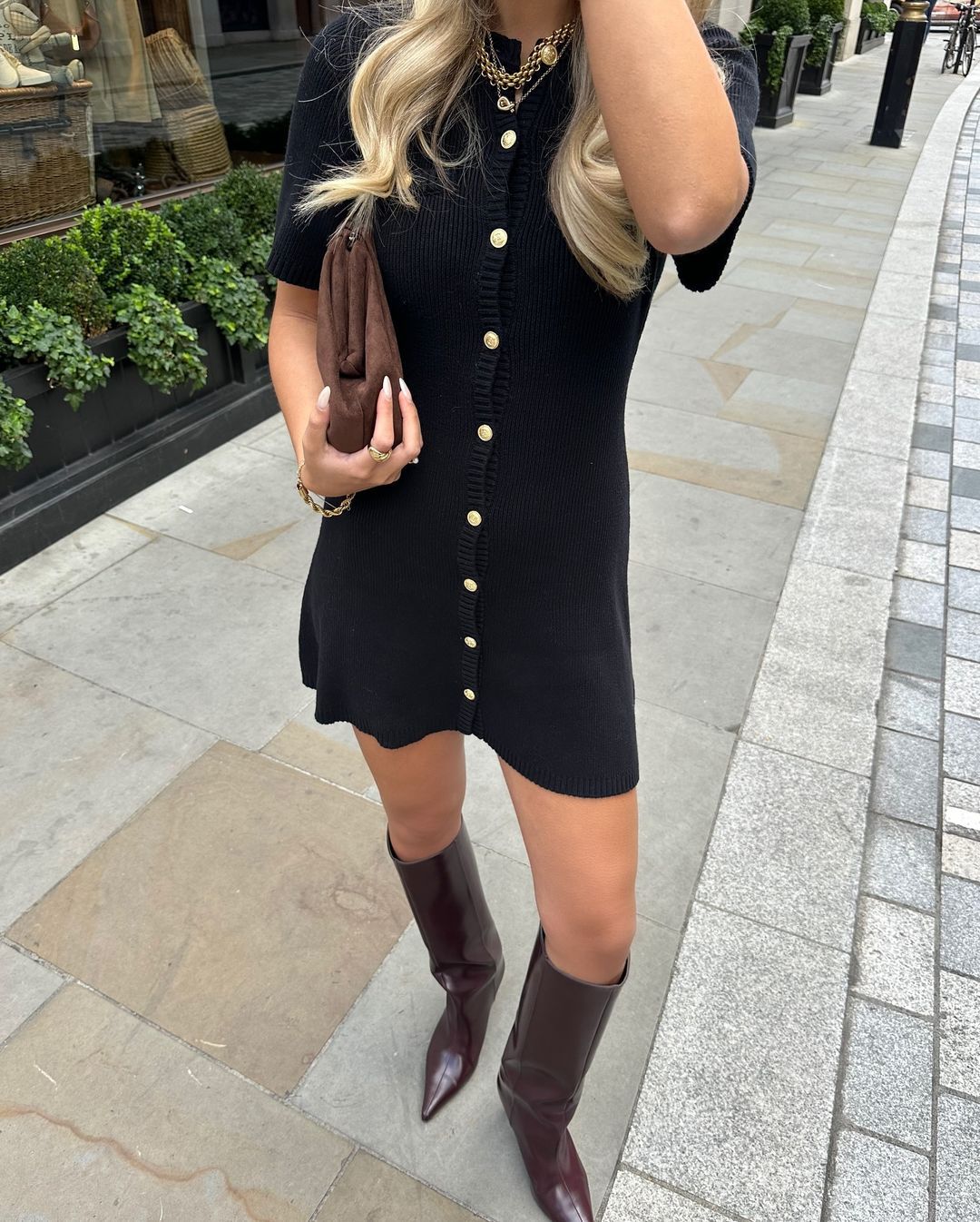 Holly - Knitted Mini Dress