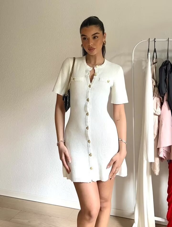 Holly - Knitted Mini Dress