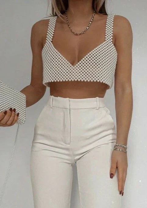 Leslie | Pearl Sleeveless Top