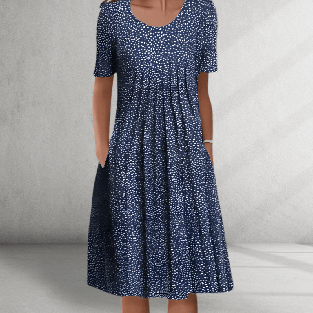 Aimy - Floral Dress  Short Sleeves  Relaxed Everyday Fit