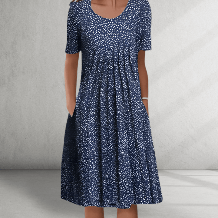 Aimy - Floral Dress  Short Sleeves  Relaxed Everyday Fit