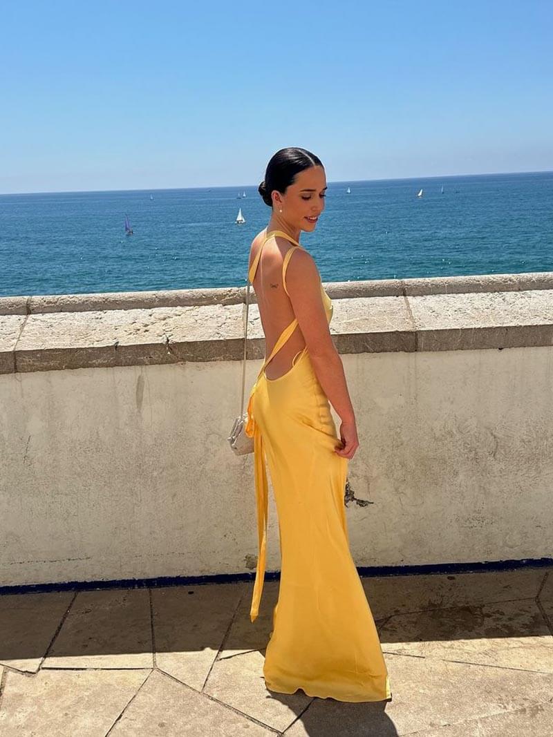 Wyssira - Backless Maxi Dress