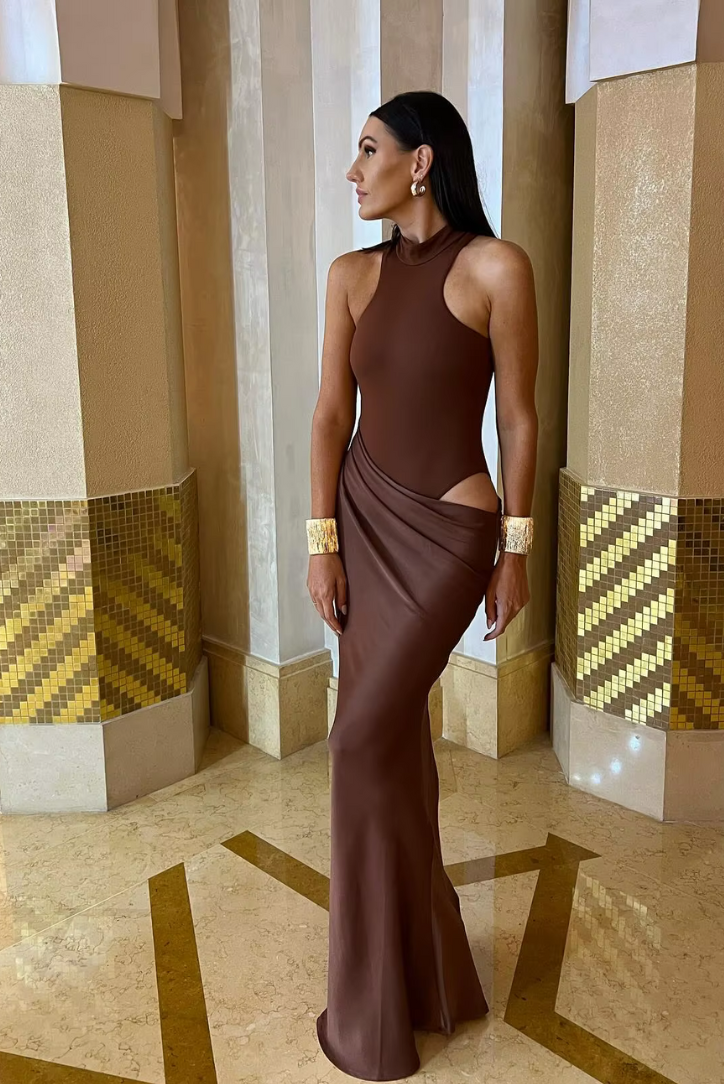 Faye - Asymmetrical Maxi Dress