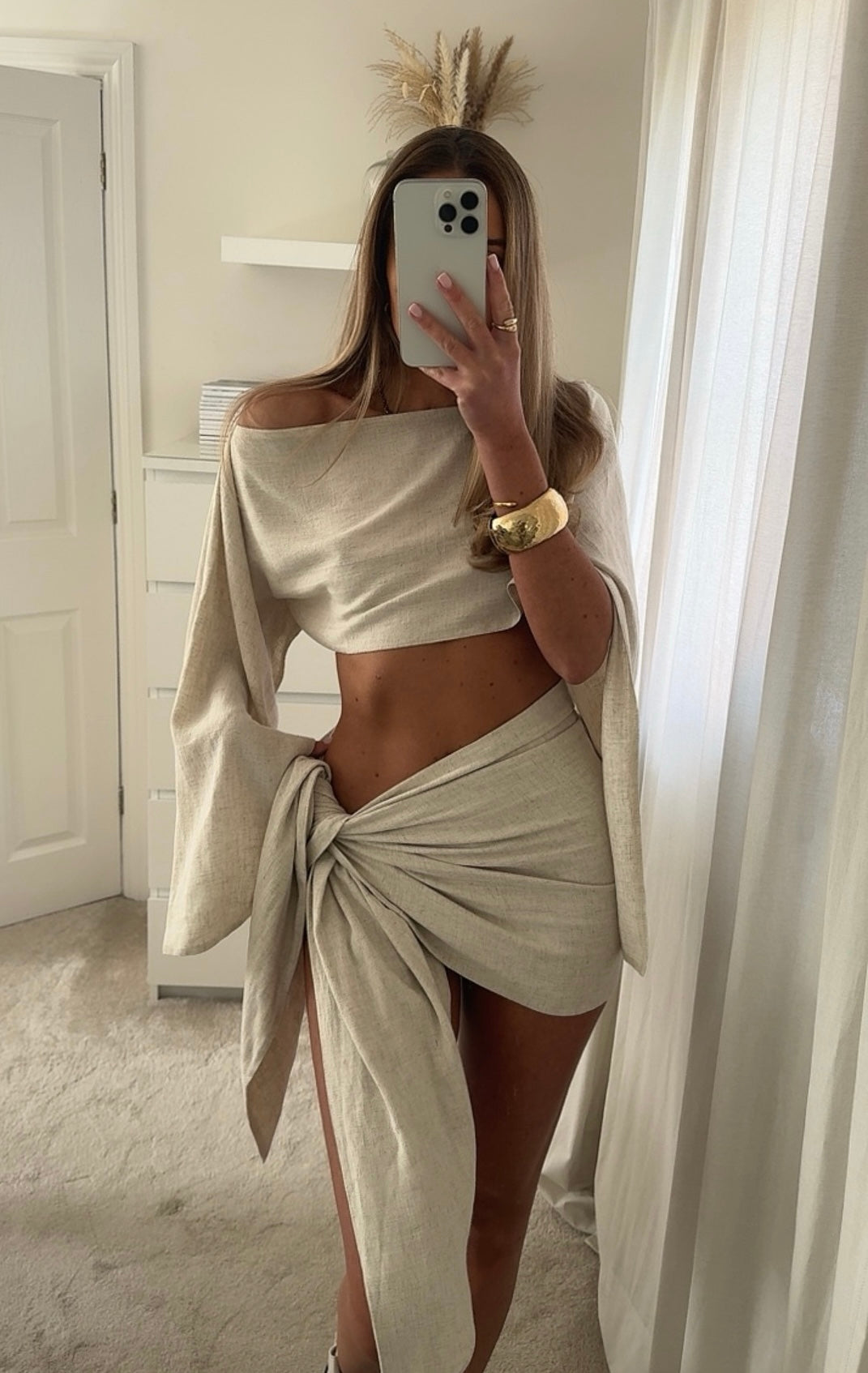 Keira | Linen Sarong Set