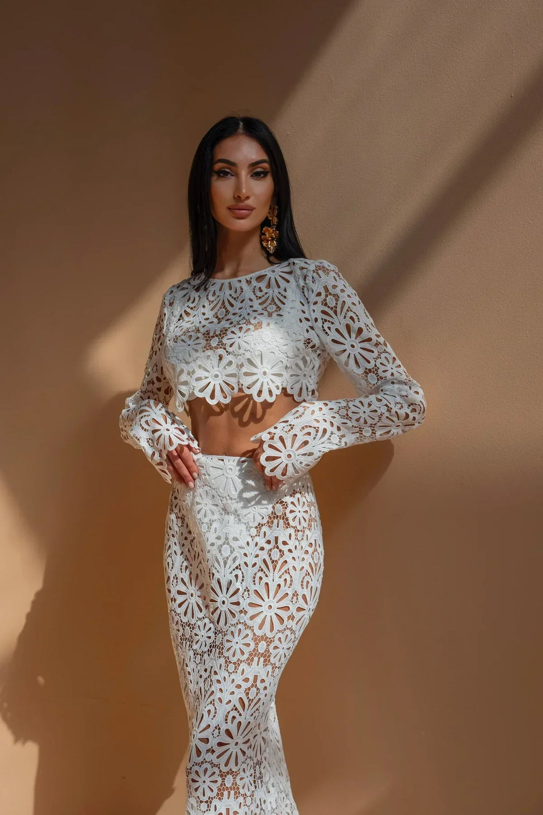 Aubriella - Long Sleeve Wrap Set