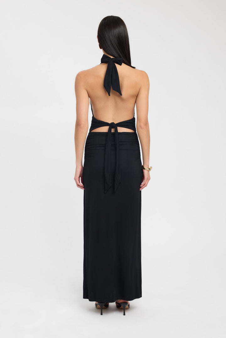 Eleanor - Elegant halter maxi dress