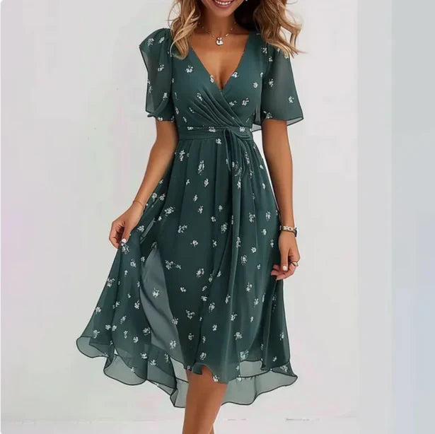 Gwynnorae- Casual Boho Gradient Dress
