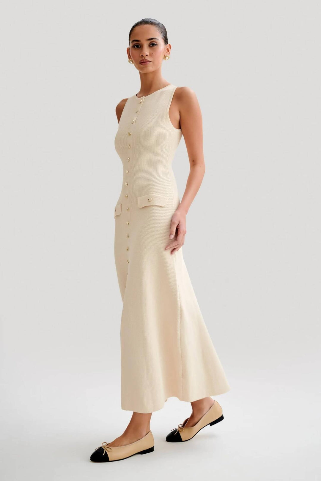 Fiona - Knit Sleeveless Maxi Dress