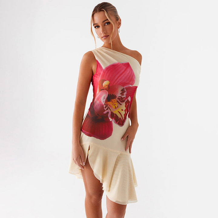 Maren - Floral Print Mini Dress