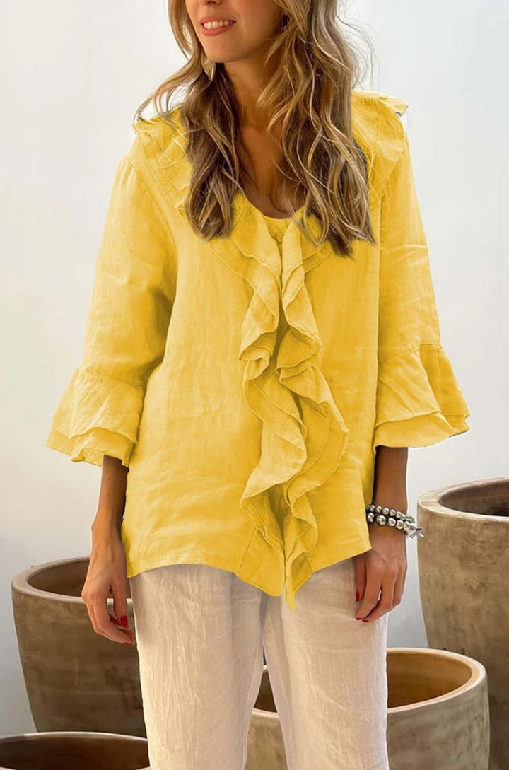 Paloma - Stylish Ruffled Blouse