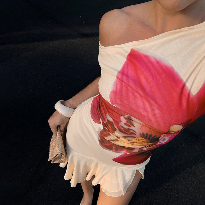 Maren - Floral Print Mini Dress
