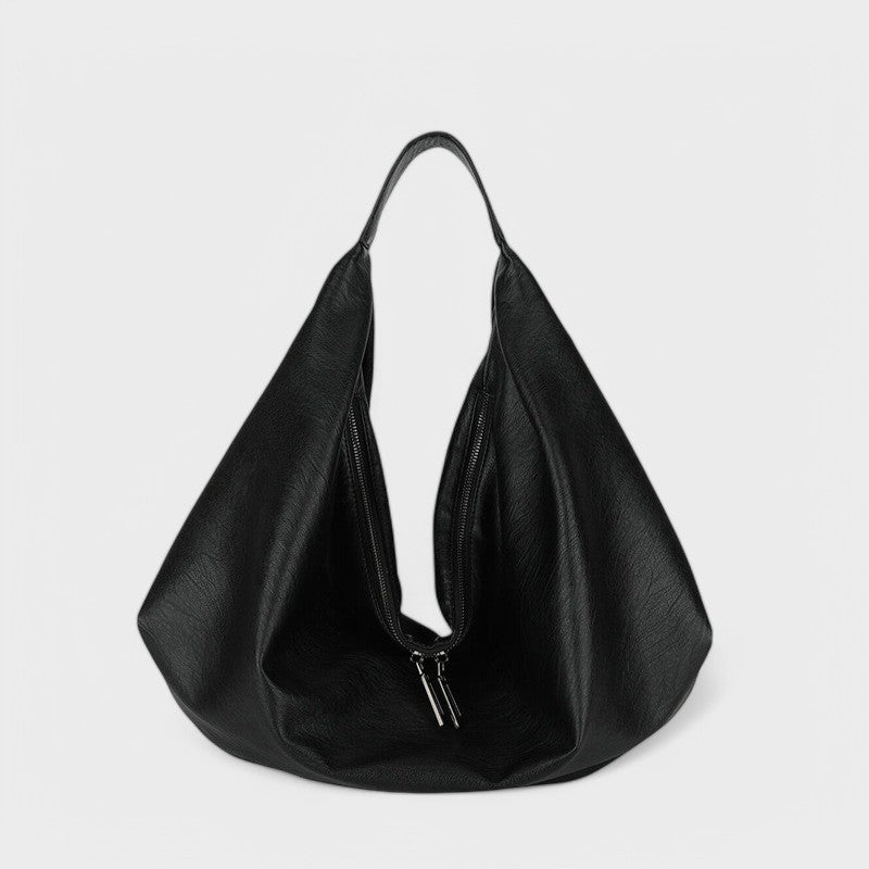 Merris - Spacious Triangle Hobo Bag