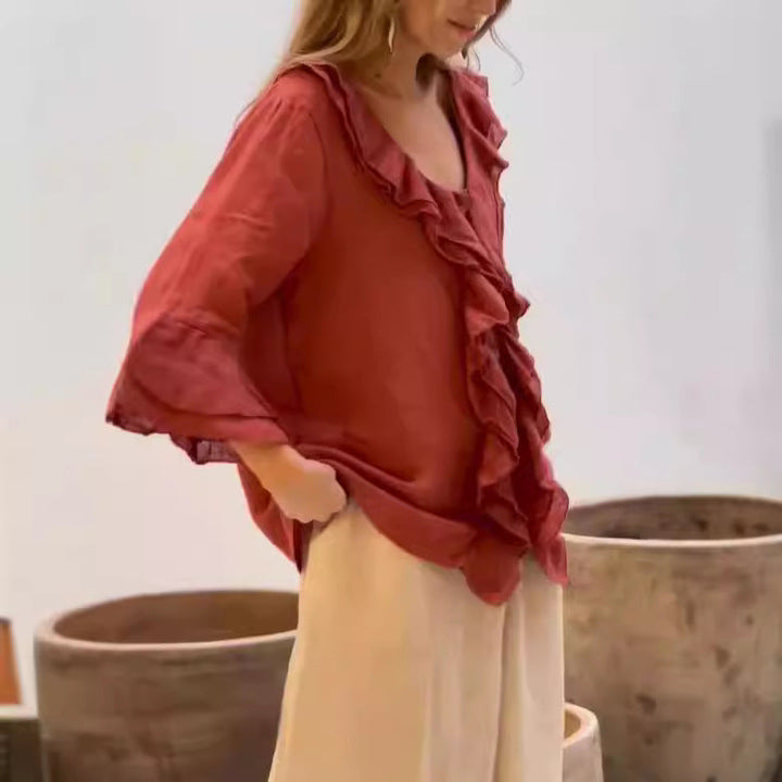 Paloma - Stylish Ruffled Blouse