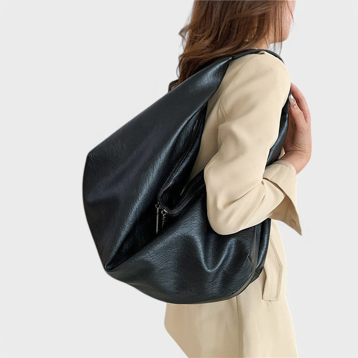 Merris - Spacious Triangle Hobo Bag