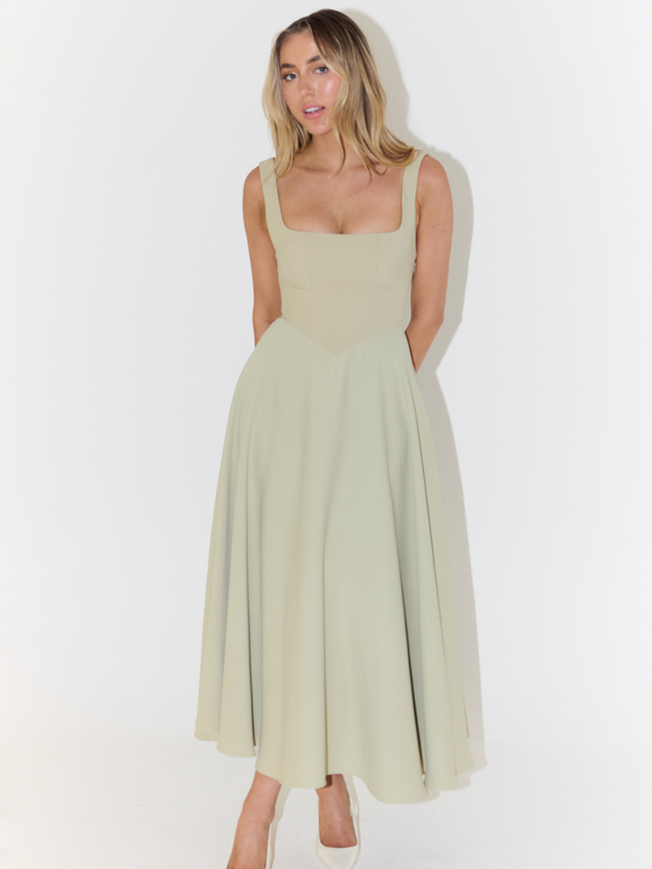 Jade - Anmutiges Midi-Kleid