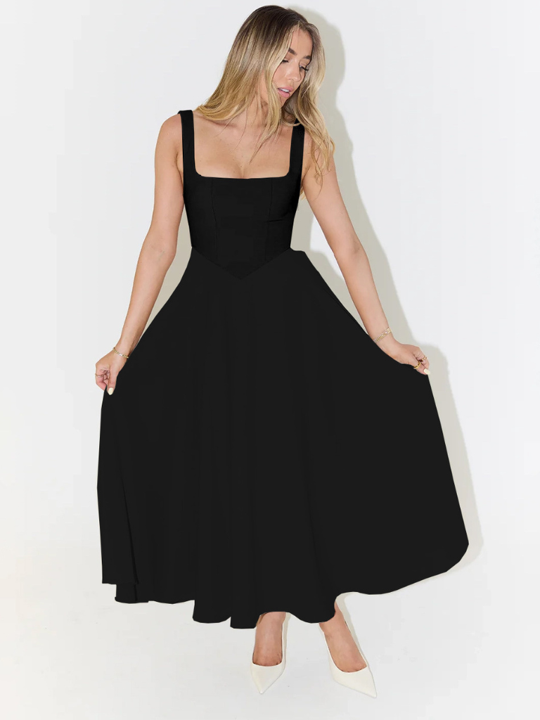 Jade - Anmutiges Midi-Kleid