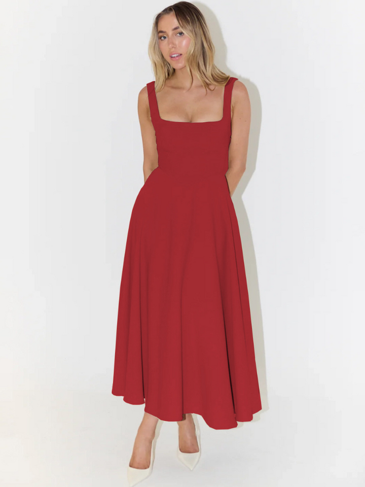 Jade - Anmutiges Midi-Kleid