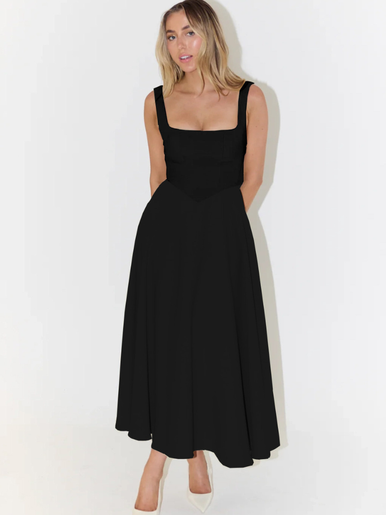 Jade - Anmutiges Midi-Kleid