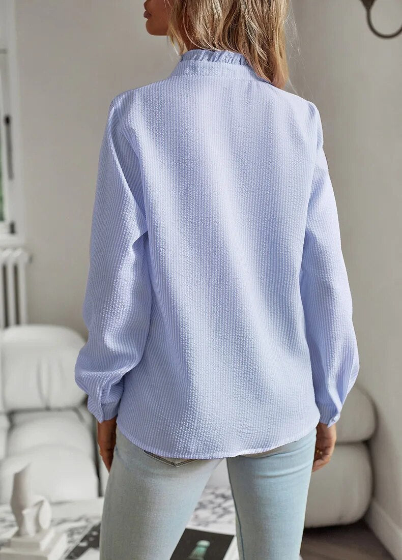 Violeta - Elegant Polo Blouse