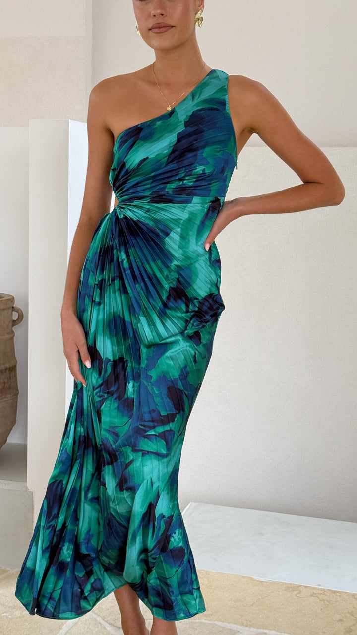 Gemma - Elegantes Cut-Out Maxikleid