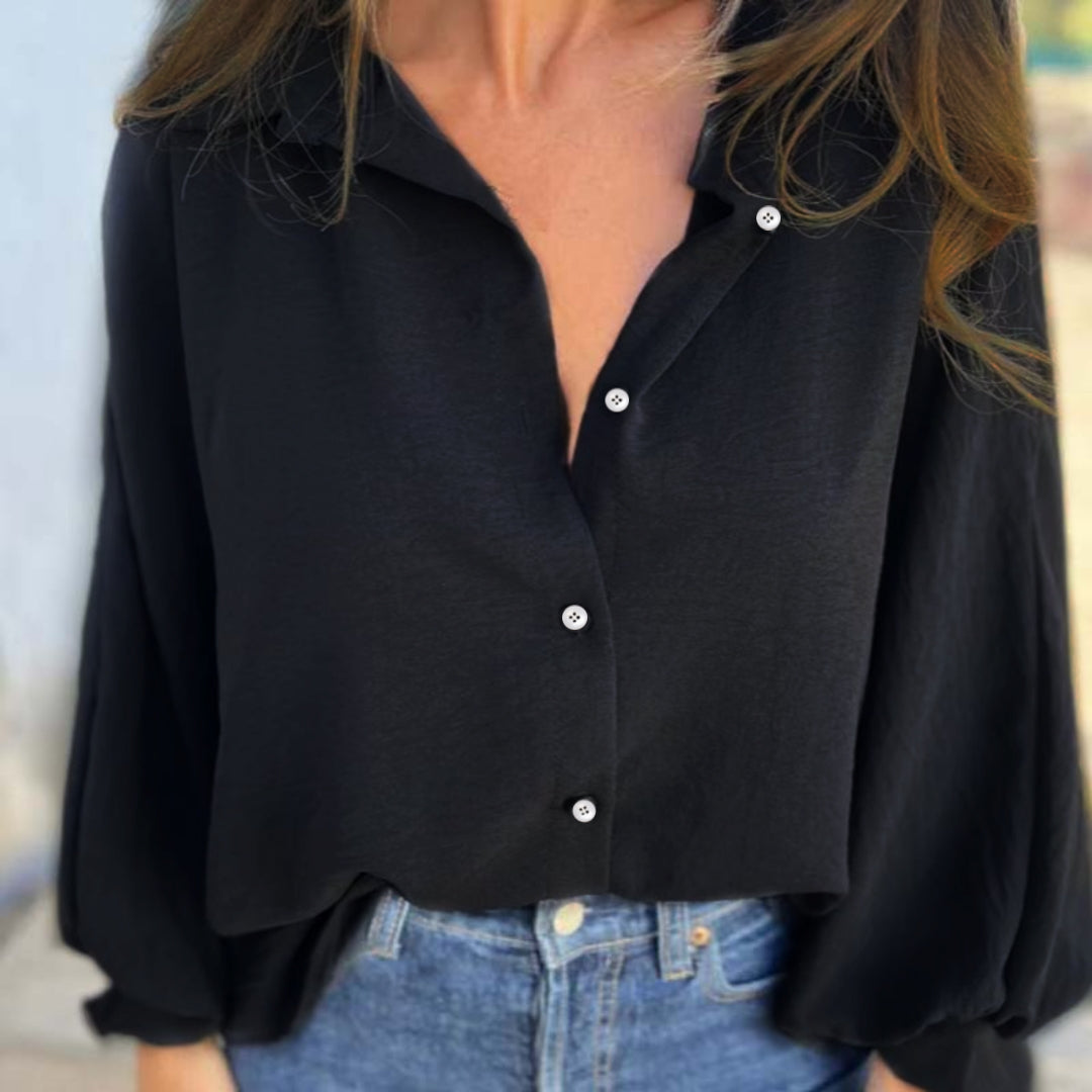 Piper Rose -  Elegant Button-Up Blouse
