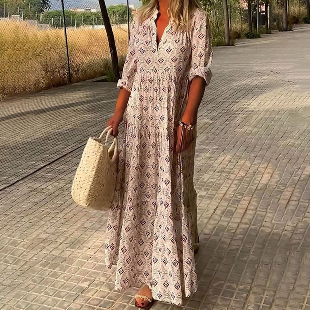 Elaren - Elegant flowing bohemian long dress