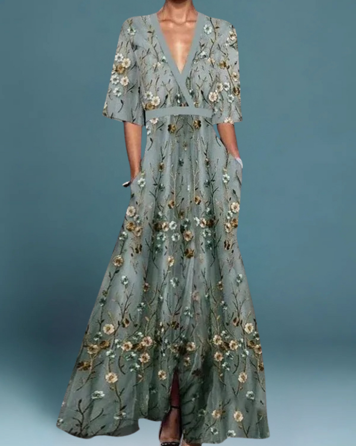 Orla – Graceful Floral Maxi Dress