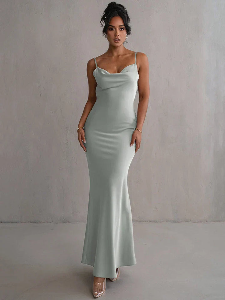 Hannelora - Sleeveless Backless Maxi Dress