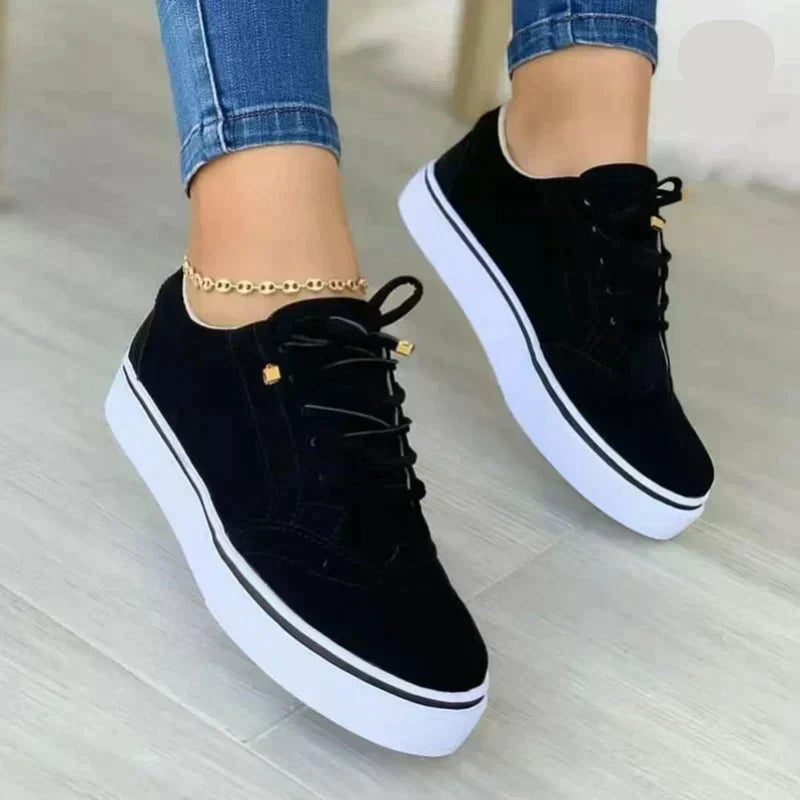 Harper - Suede Lace-Up Sneakers
