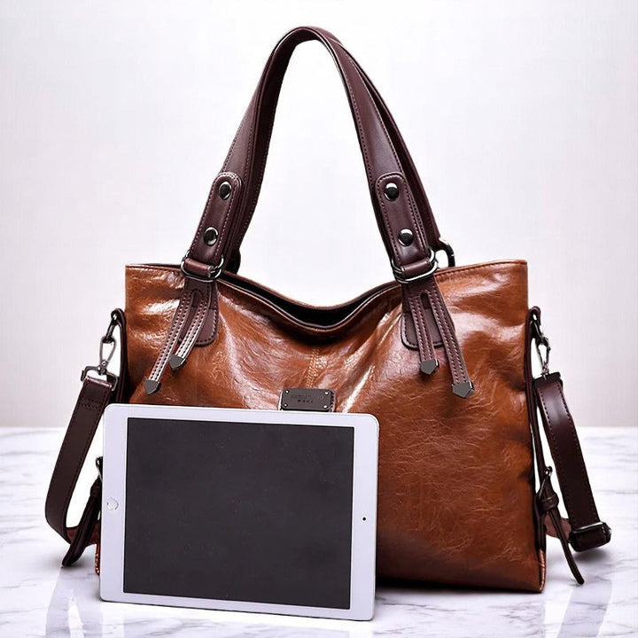 Rielle - Refined Soft Leather Tote Bag