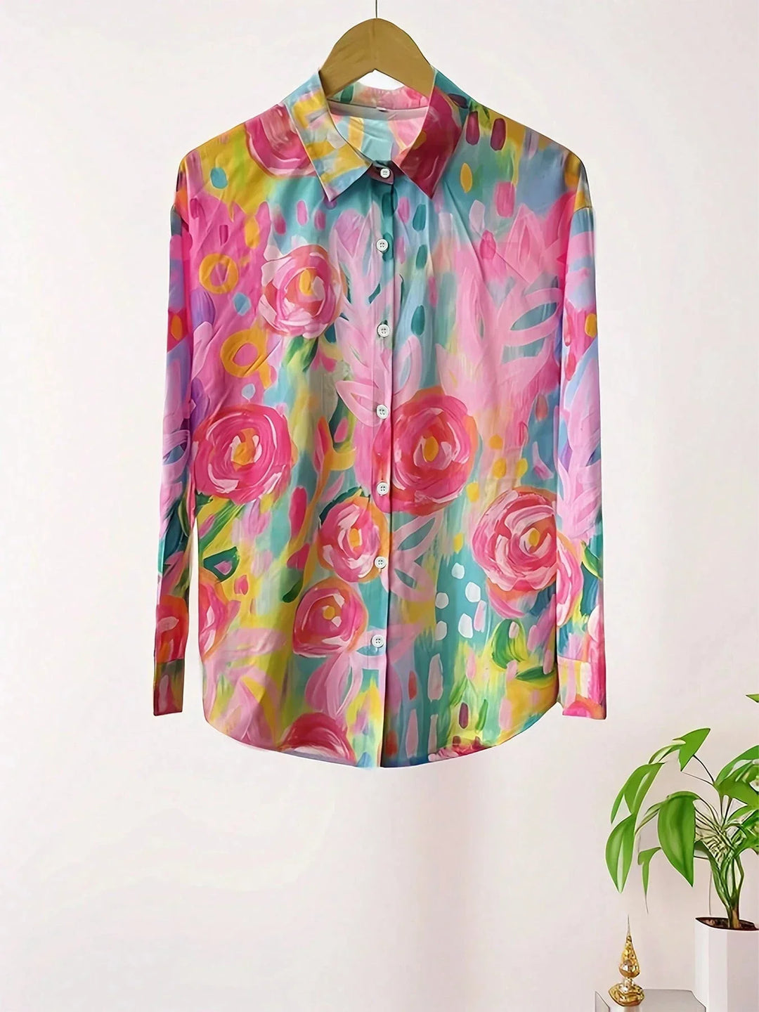 Astrid - Colorful Pattern Blouse