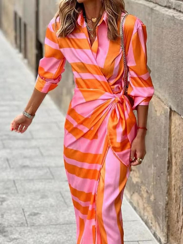 Astoria – Graceful Wrap Midi Dress