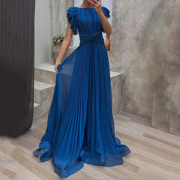 Elyssira - Pleated Evening Gown