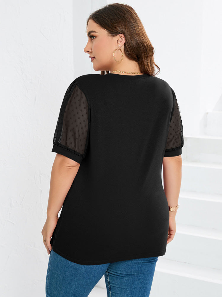 Ayva -  Elegant Puff-Sleeve Top