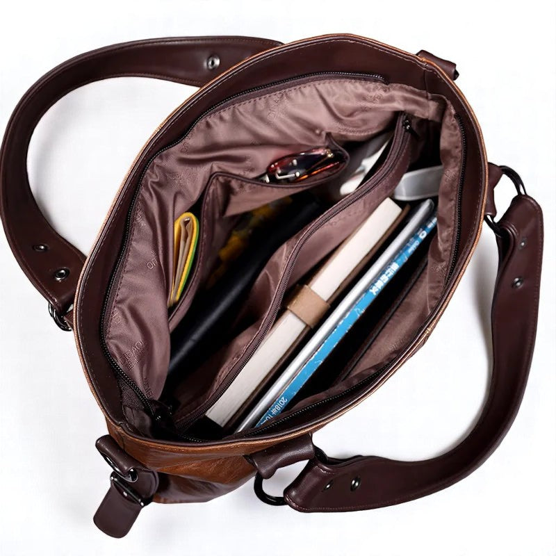 Rielle - Refined Soft Leather Tote Bag