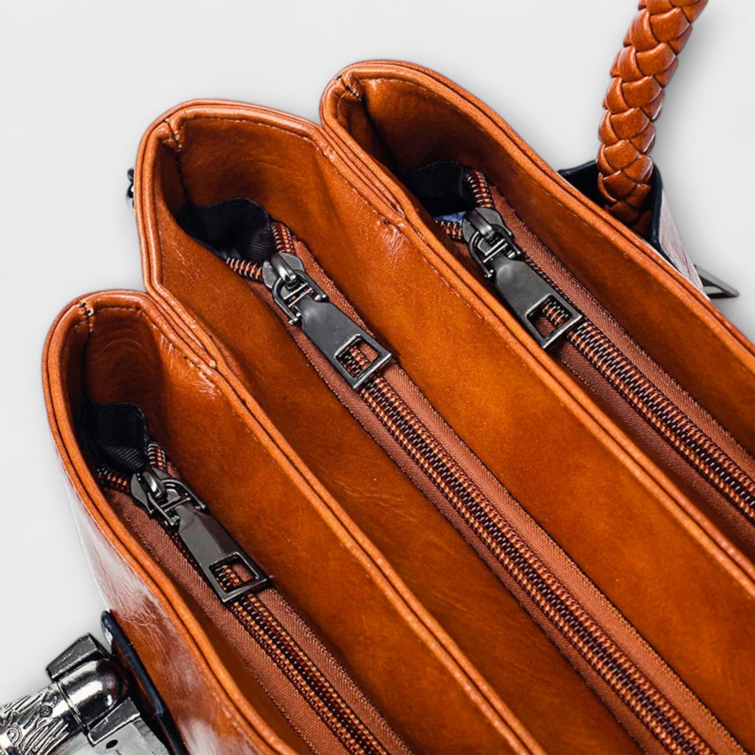 Orlisse - Elegant Leather Duffel Bag