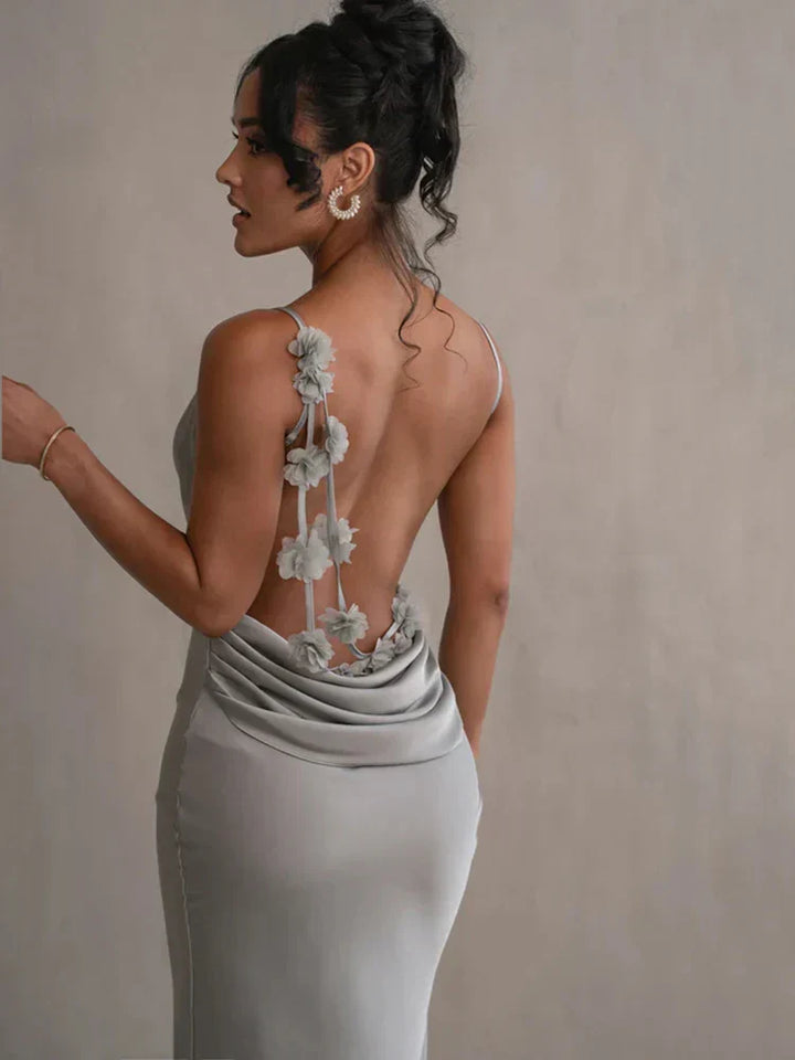 Hannelora - Sleeveless Backless Maxi Dress