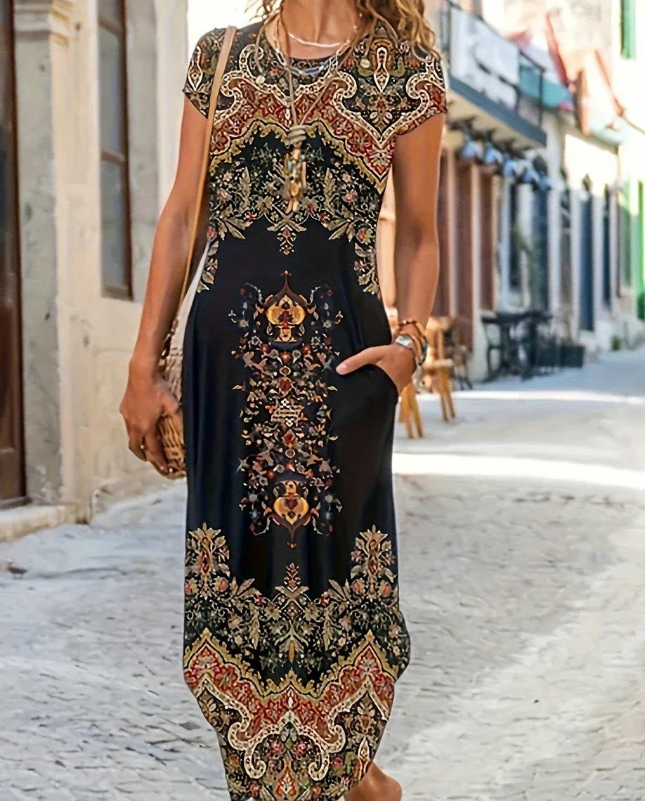 Liorah - Elegant casual dress with a loose cut
