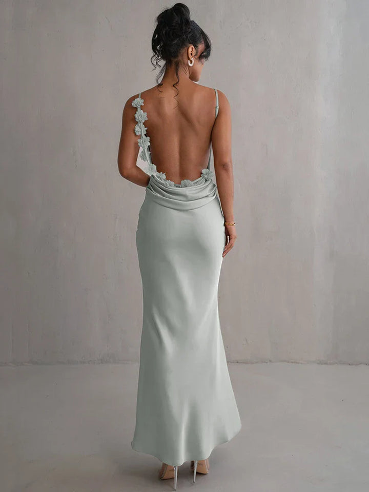 Hannelora - Sleeveless Backless Maxi Dress