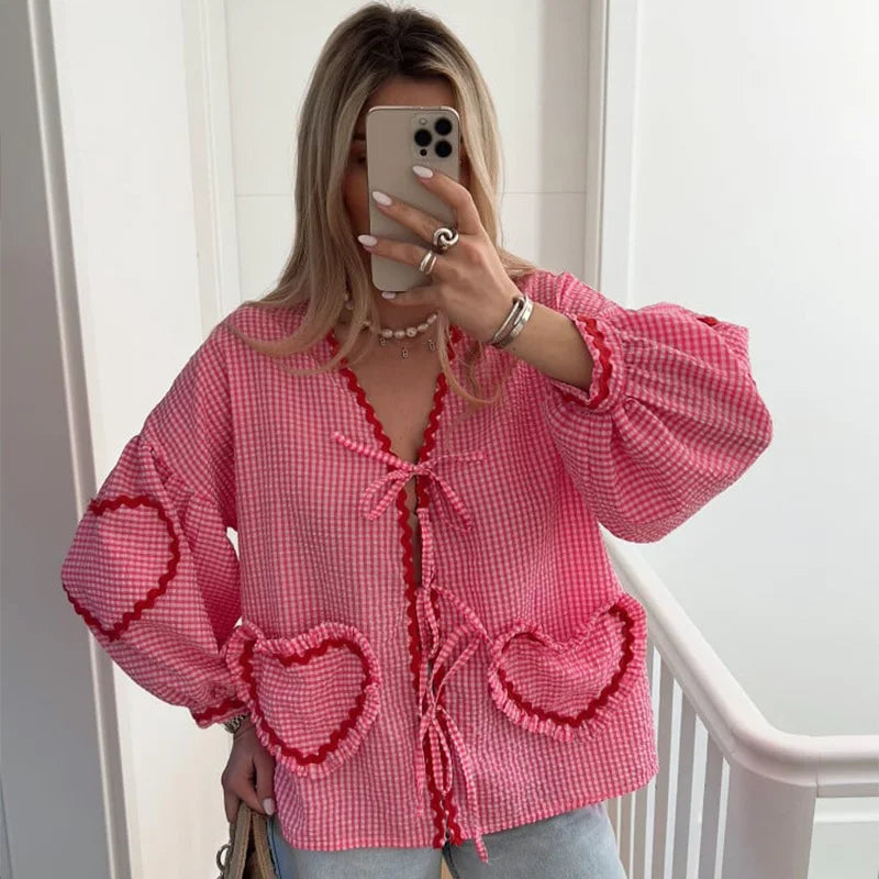 Nalani - Heart Blouse