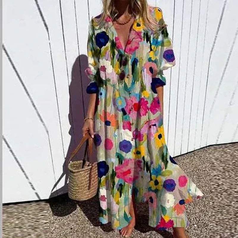 Adira – Boho Maxi Dress
