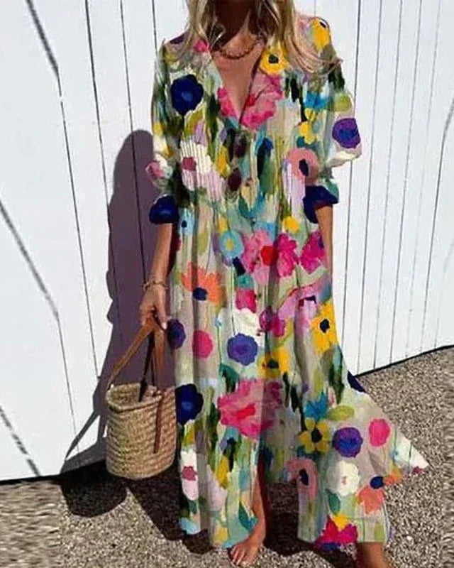 Adira – Boho Maxi Dress